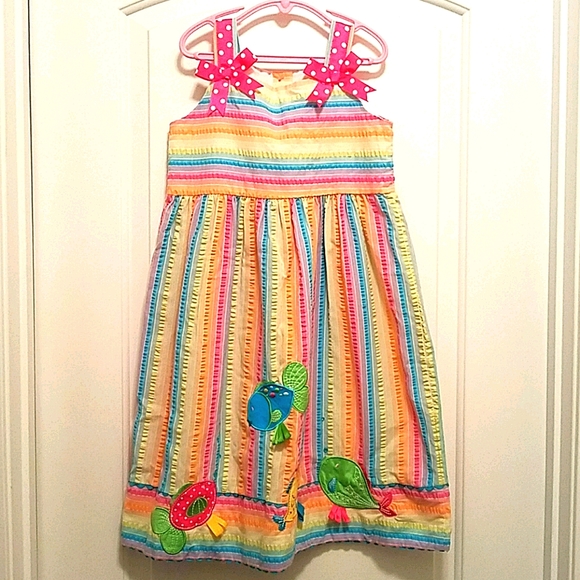 Rare Editions Other - Rare Editions Rainbow/Fish Girls Dress